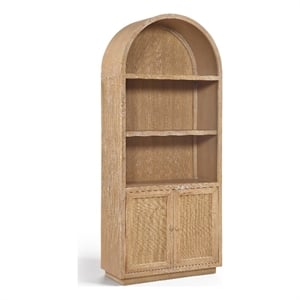 Meridian Furniture Botanical Natural Solid Wood Bookcase