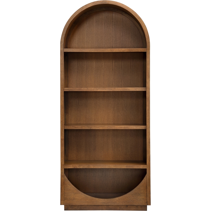 Meridian Furniture Hearth Brown Solid Wood Bookcase