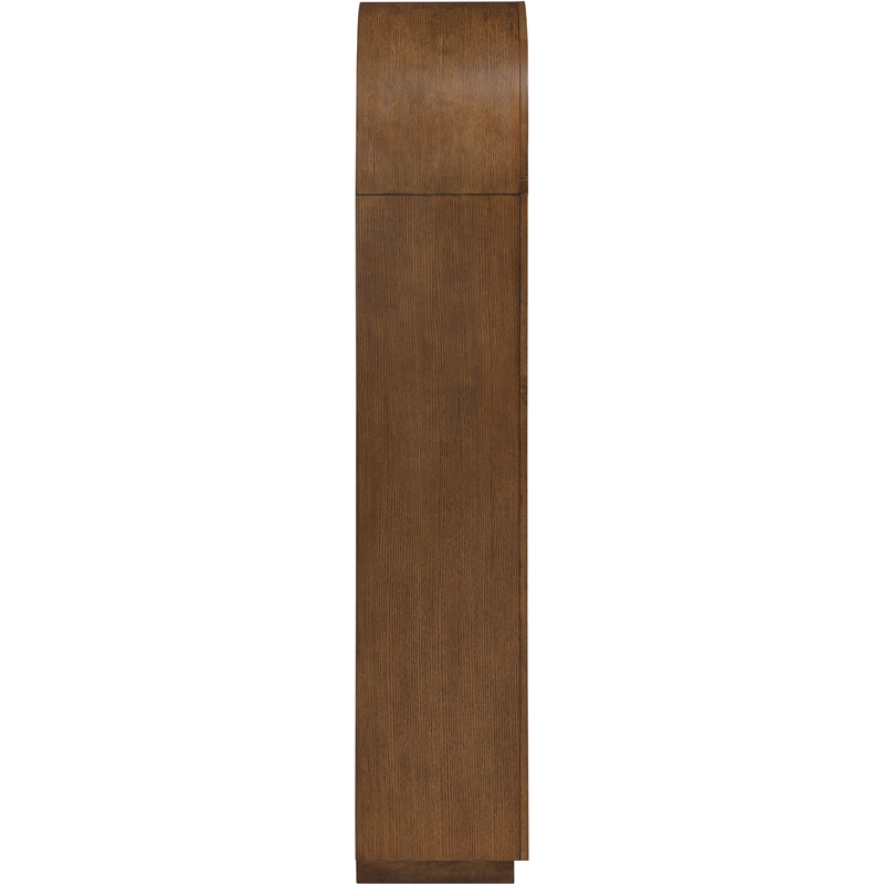 Meridian Furniture Hearth Brown Solid Wood Bookcase