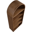 Meridian Furniture Hearth Brown Solid Wood Bookcase