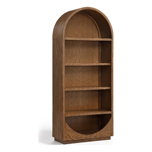 Meridian Furniture Hearth Brown Solid Wood Bookcase