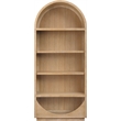 Meridian Furniture Hearth Natural Solid Wood Bookcase
