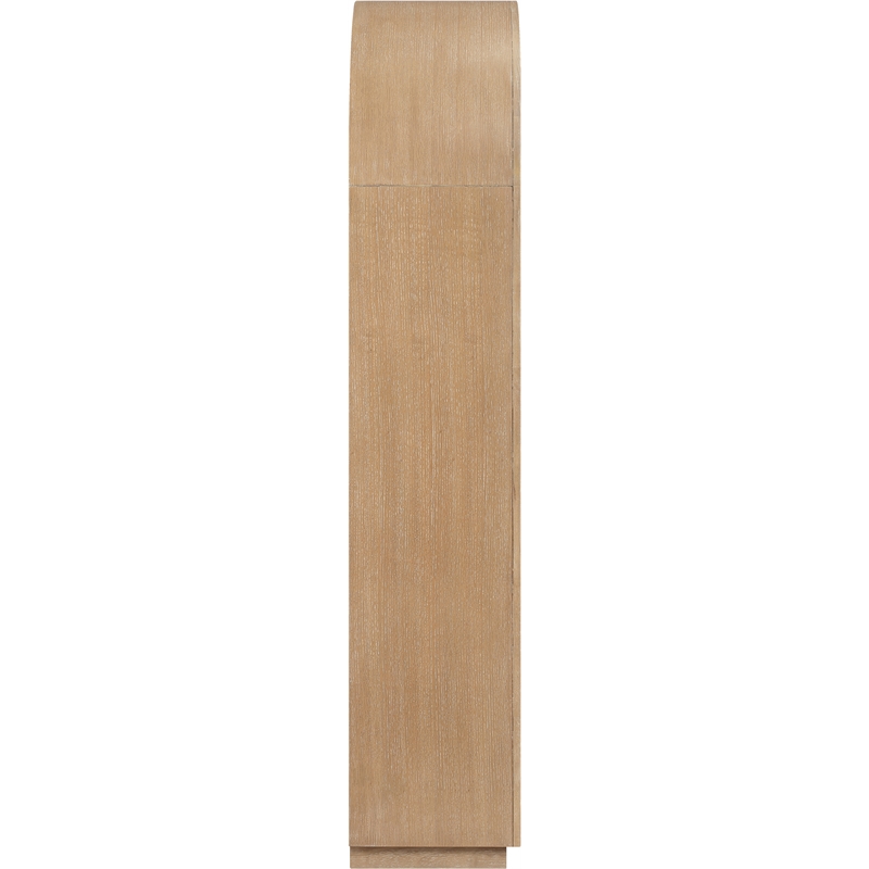 Meridian Furniture Hearth Natural Solid Wood Bookcase