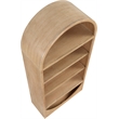Meridian Furniture Hearth Natural Solid Wood Bookcase