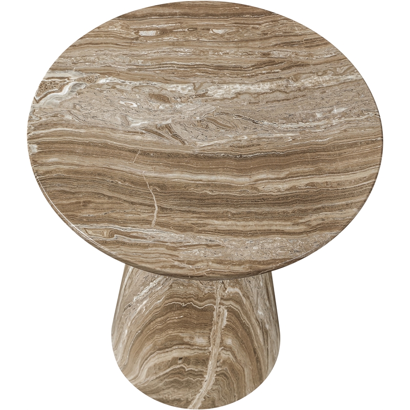 Meridian Furniture Cassino Beige Concrete Indoor / Outdoor End Table