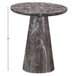 Meridian Furniture Cassino Brown Concrete Indoor / Outdoor End Table