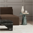 Meridian Furniture Cassino Green Concrete Indoor / Outdoor End Table