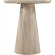Meridian Furniture Cassino Travertine Concrete Indoor / Outdoor End Table