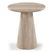 Meridian Furniture Cassino Travertine Concrete Indoor / Outdoor End Table