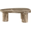 Meridian Furniture Teramo Beige Concrete Indoor / Outdoor Coffee Table