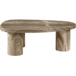 Meridian Furniture Teramo Beige Concrete Indoor / Outdoor Coffee Table