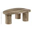 Meridian Furniture Teramo Beige Concrete Indoor / Outdoor Coffee Table
