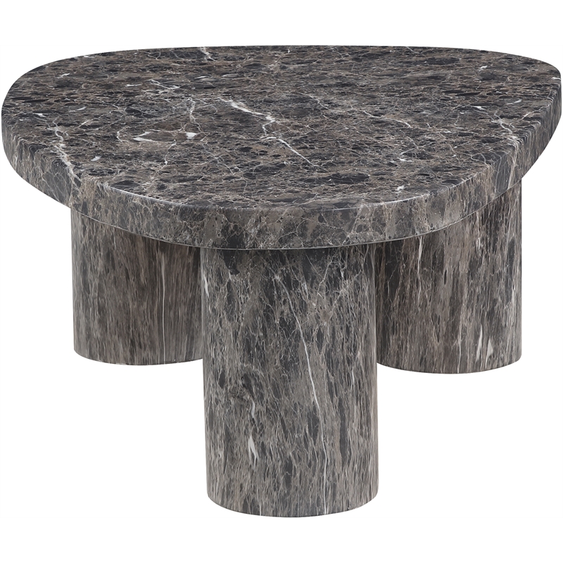 Meridian Furniture Teramo Brown Concrete Indoor / Outdoor Coffee Table