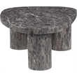 Meridian Furniture Teramo Brown Concrete Indoor / Outdoor Coffee Table