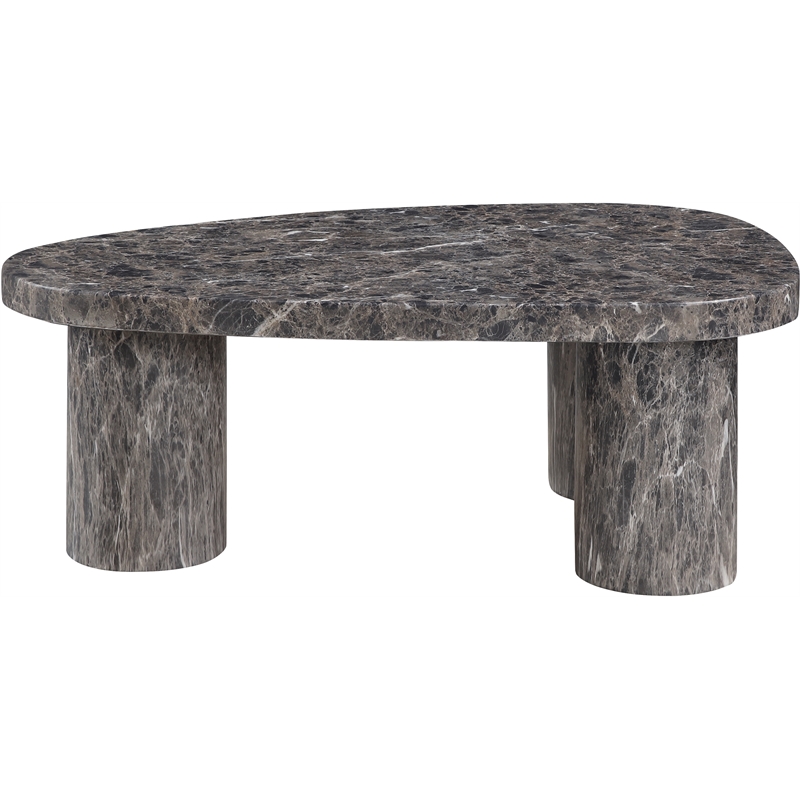 Meridian Furniture Teramo Brown Concrete Indoor / Outdoor Coffee Table