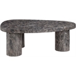 Meridian Furniture Teramo Brown Concrete Indoor / Outdoor Coffee Table
