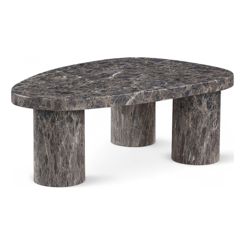 Meridian Furniture Teramo Brown Concrete Indoor / Outdoor Coffee Table