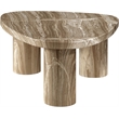Meridian Furniture Teramo Beige Concrete Indoor / Outdoor Coffee Table
