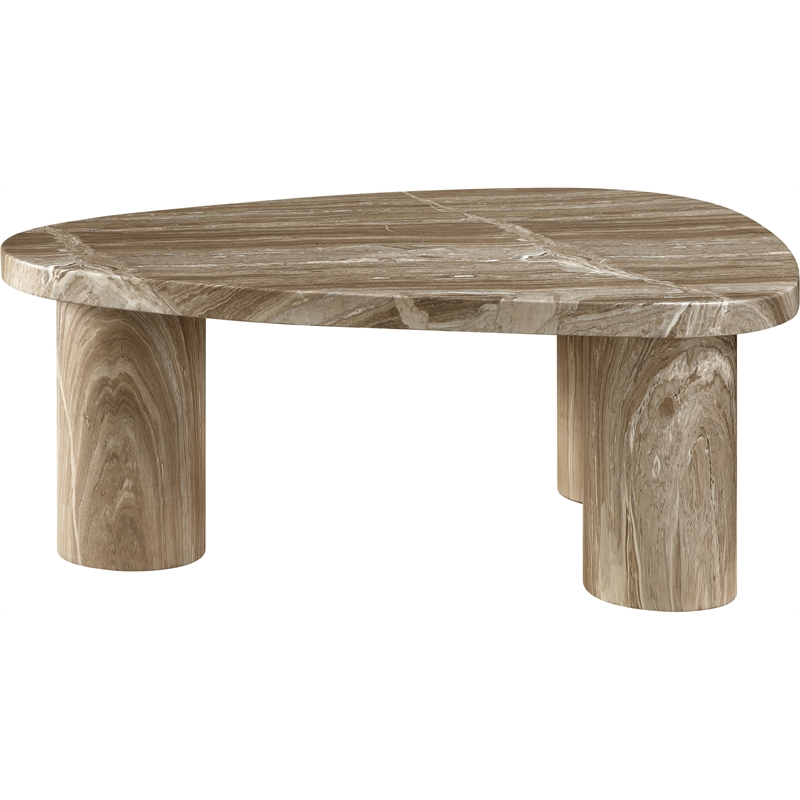 Meridian Furniture Teramo Beige Concrete Indoor / Outdoor Coffee Table