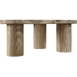 Meridian Furniture Teramo Beige Concrete Indoor / Outdoor Coffee Table
