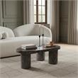 Meridian Furniture Teramo Brown Concrete Indoor / Outdoor Coffee Table