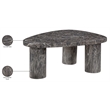 Meridian Furniture Teramo Brown Concrete Indoor / Outdoor Coffee Table