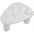 Meridian Furniture Teramo White Concrete Indoor / Outdoor Coffee Table