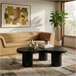 Meridian Furniture Cove Black Oak Veneer And Solid Wood Coffee Table