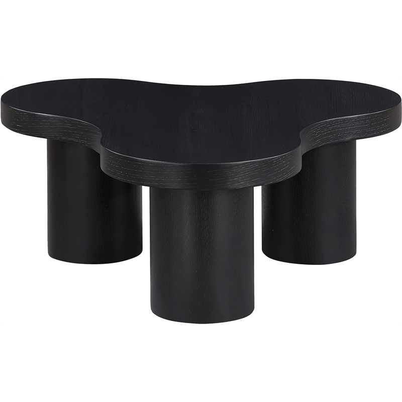 Meridian Furniture Cove Black Oak Veneer And Solid Wood Coffee Table