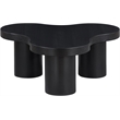 Meridian Furniture Cove Black Oak Veneer And Solid Wood Coffee Table