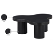 Meridian Furniture Cove Black Oak Veneer And Solid Wood Coffee Table