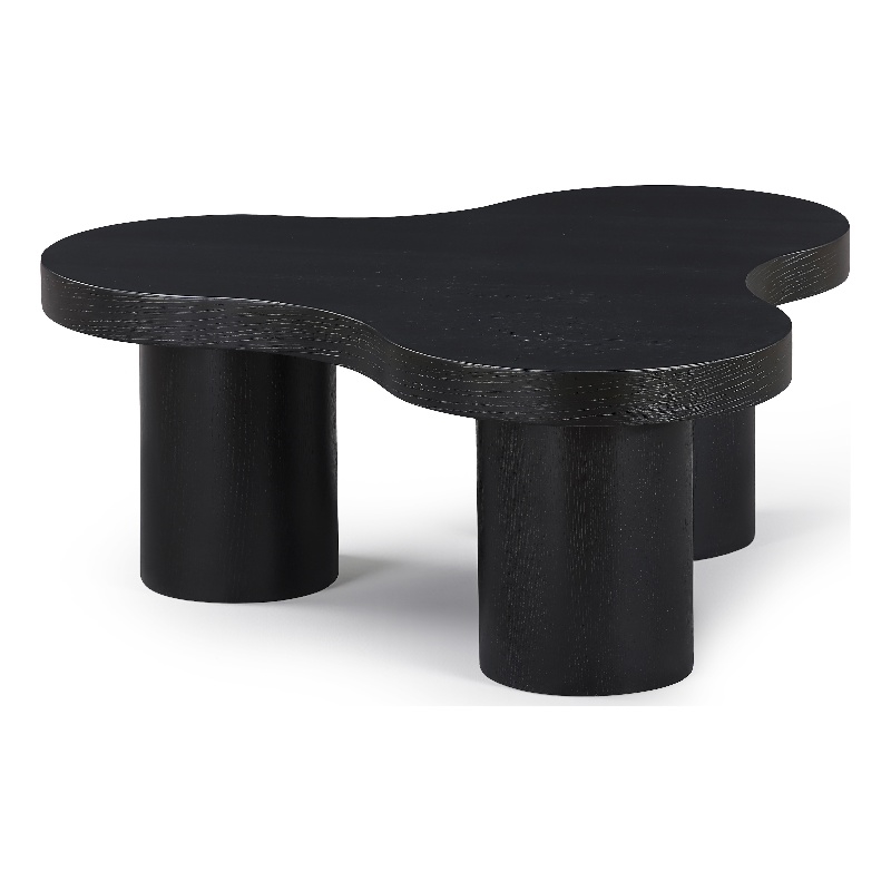 Meridian Furniture Cove Black Oak Veneer And Solid Wood Coffee Table