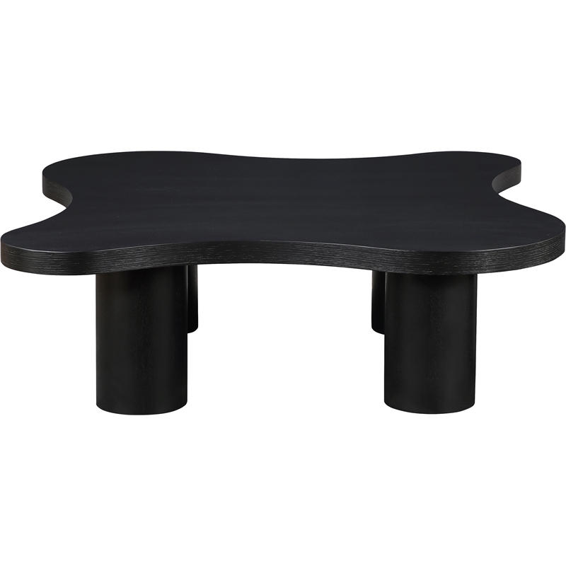 Meridian Furniture Cove Black Oak Veneer And Solid Wood Coffee Table