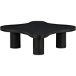 Meridian Furniture Cove Black Oak Veneer And Solid Wood Coffee Table