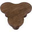 Meridian Furniture Cove Brown Walnut Oak Veneer And Solid Wood Coffee Table