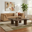 Meridian Furniture Cove Brown Walnut Oak Veneer And Solid Wood Coffee Table