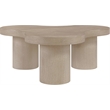 Meridian Furniture Cove Natural Oak Veneer And Solid Wood Coffee Table