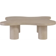 Meridian Furniture Cove Natural Oak Veneer And Solid Wood Coffee Table
