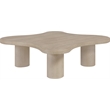 Meridian Furniture Cove Natural Oak Veneer And Solid Wood Coffee Table