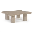 Meridian Furniture Cove Natural Oak Veneer And Solid Wood Coffee Table