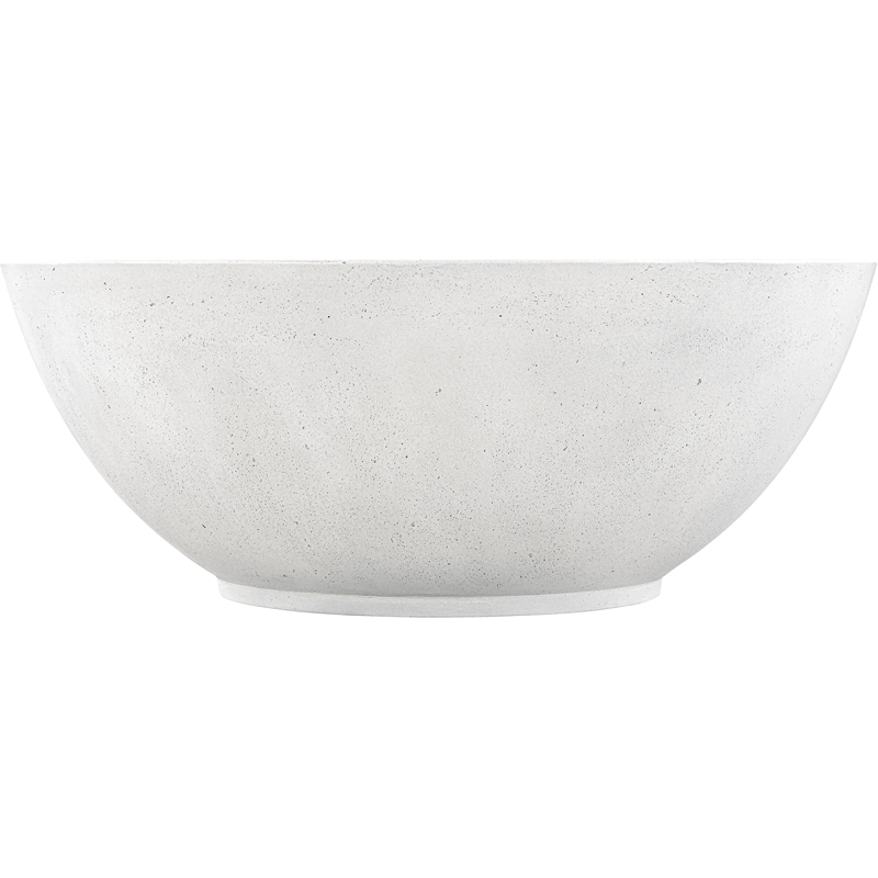 Meridian Furniture Reggio White Concrete Indoor/Outdoor Coffee Table