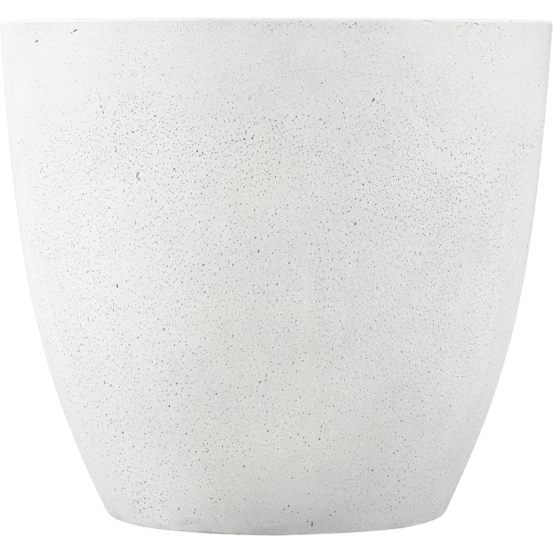 Meridian Furniture Reggio White Concrete Indoor/Outdoor End Table