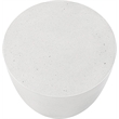 Meridian Furniture Reggio White Concrete Indoor/Outdoor End Table