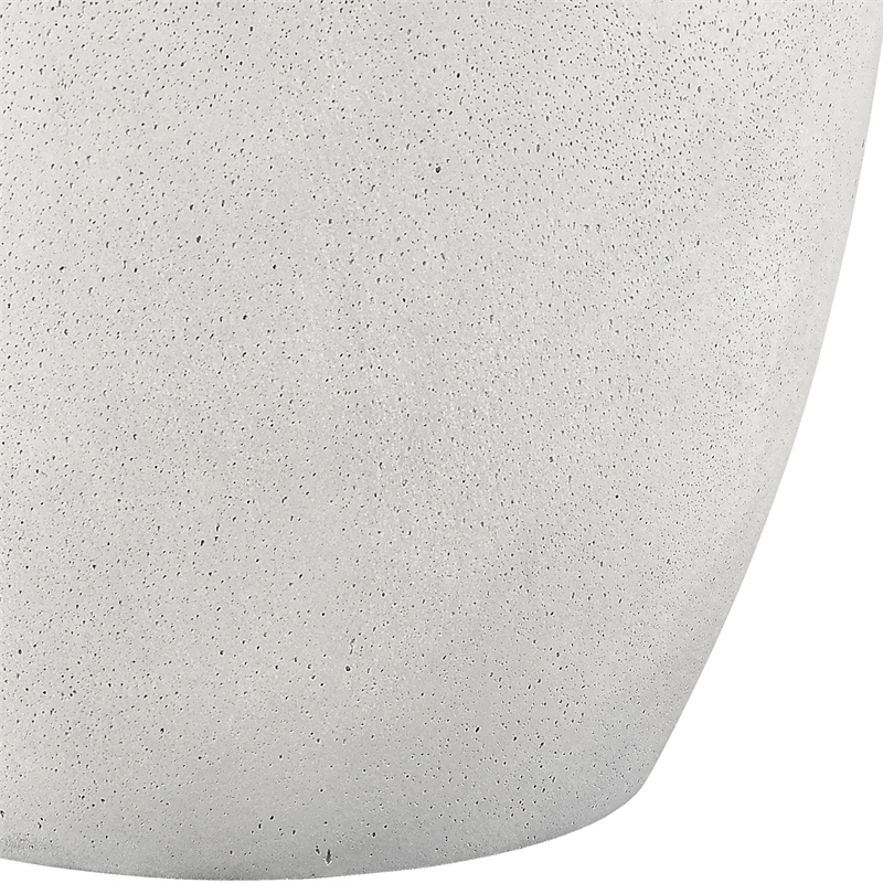 Meridian Furniture Reggio White Concrete Indoor/Outdoor End Table