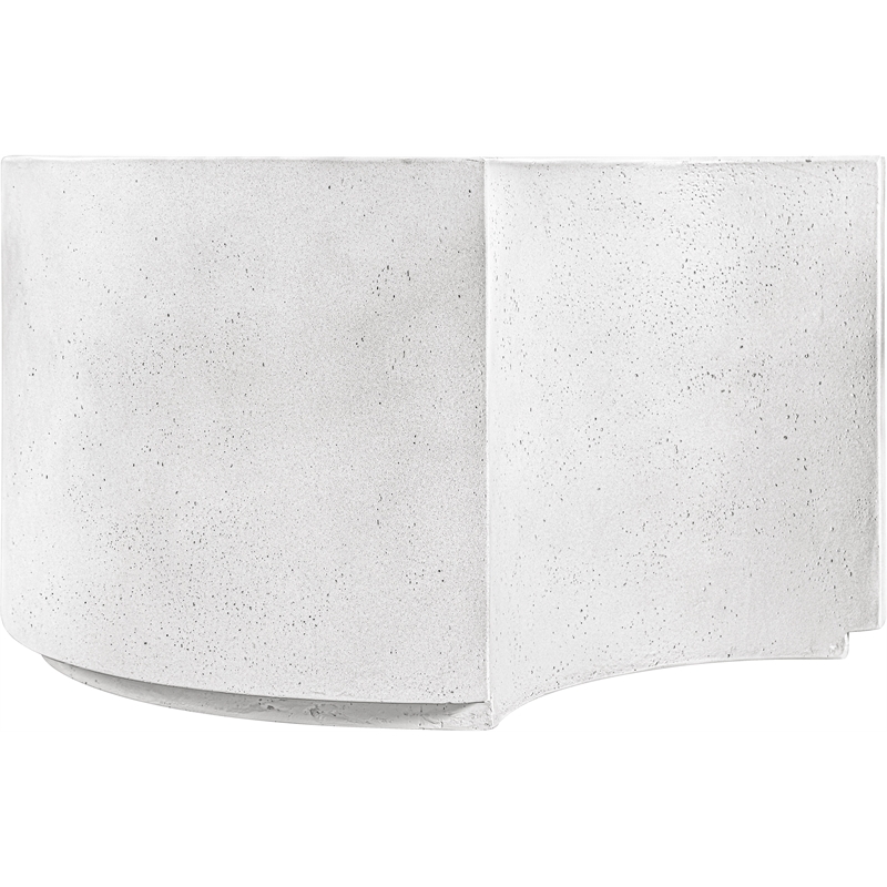 Meridian Furniture Imperia White Concrete Indoor/Outdoor Coffee Table