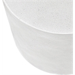 Meridian Furniture Imperia White Concrete Indoor/Outdoor End Table