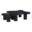 Meridian Furniture Cove Black Oak Veneer And Solid Wood 2pc. Coffee Table