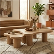 Meridian Furniture Cove Natural Oak Veneer And Solid Wood 2pc. Coffee Table
