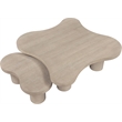 Meridian Furniture Cove Natural Oak Veneer And Solid Wood 2pc. Coffee Table
