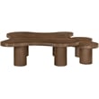 Meridian Furniture Cove Brown Walnut Oak Veneer And Solid Wood 2pc. Coffee Table